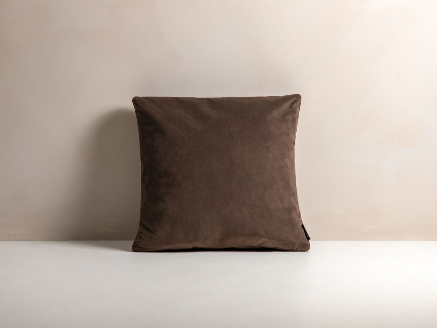 Mono Velvet Pillow, 50x18 cm — Brown