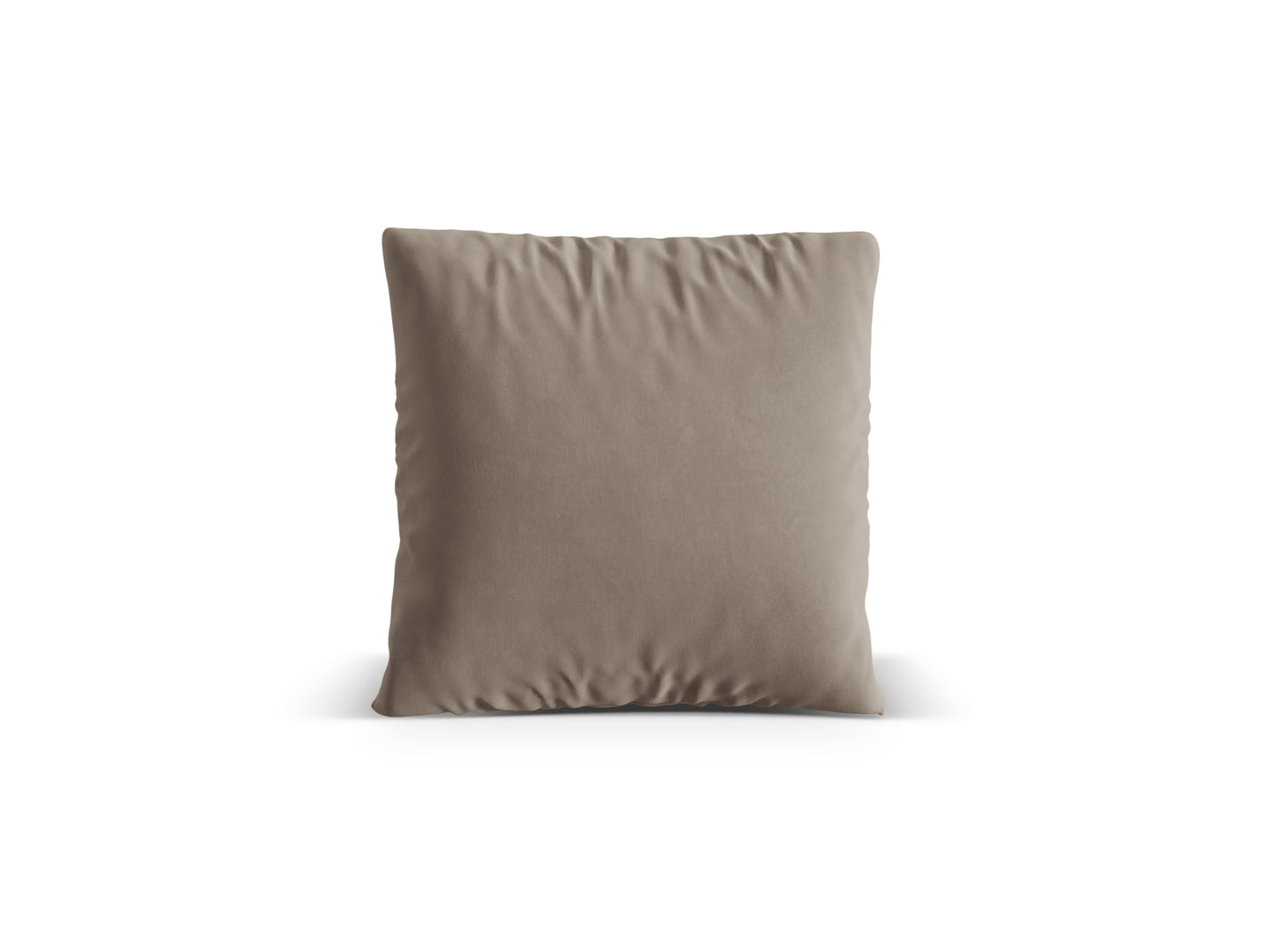 Kissen Samt Beige Nuria — Warm grey