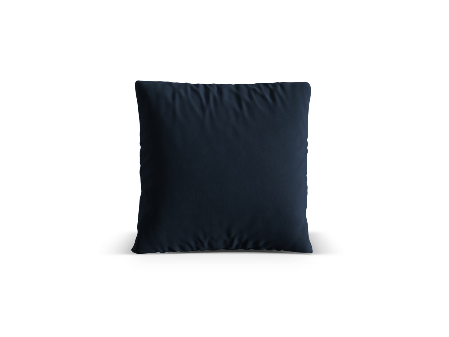 Kissen Samt Beige Nuria — Dark Blue