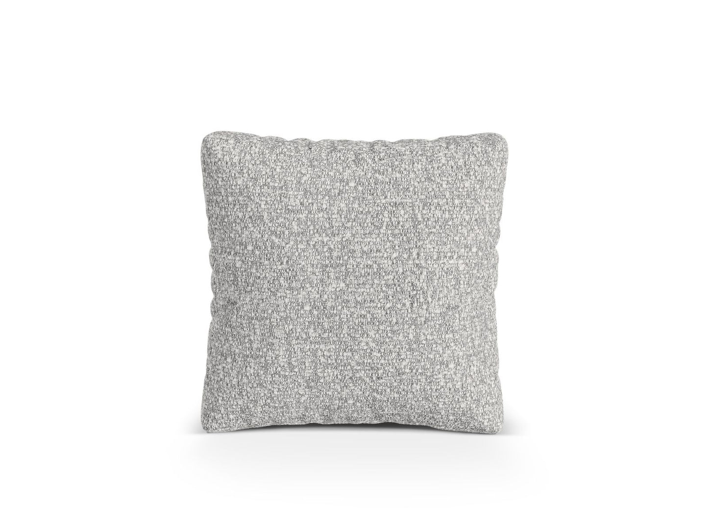 Kissen Bouclé Anthrazit Martina — Silver
