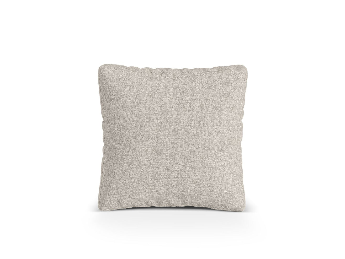 Kissen Bouclé Anthrazit Martina — Beige