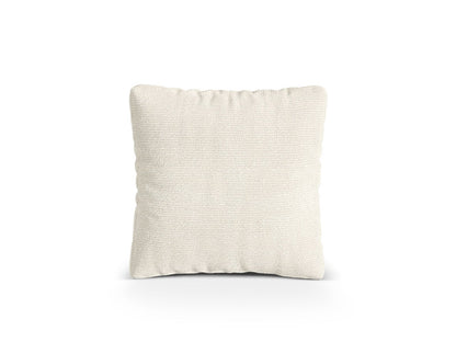 Kissen Bouclé Anthrazit Martina — Ivory