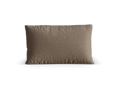 Kissen Strukturstoff Beige Nuria — Cappuccino