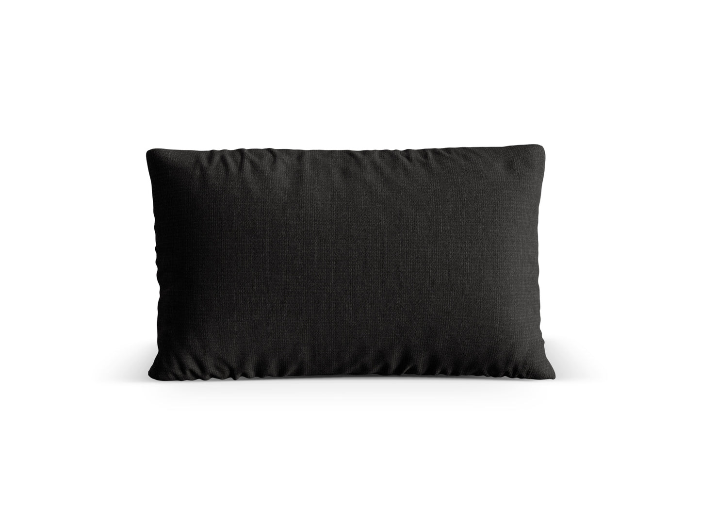 Kissen Strukturstoff Beige Nuria — Black