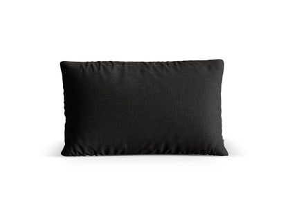 Kissen Strukturstoff Beige Nuria — Black