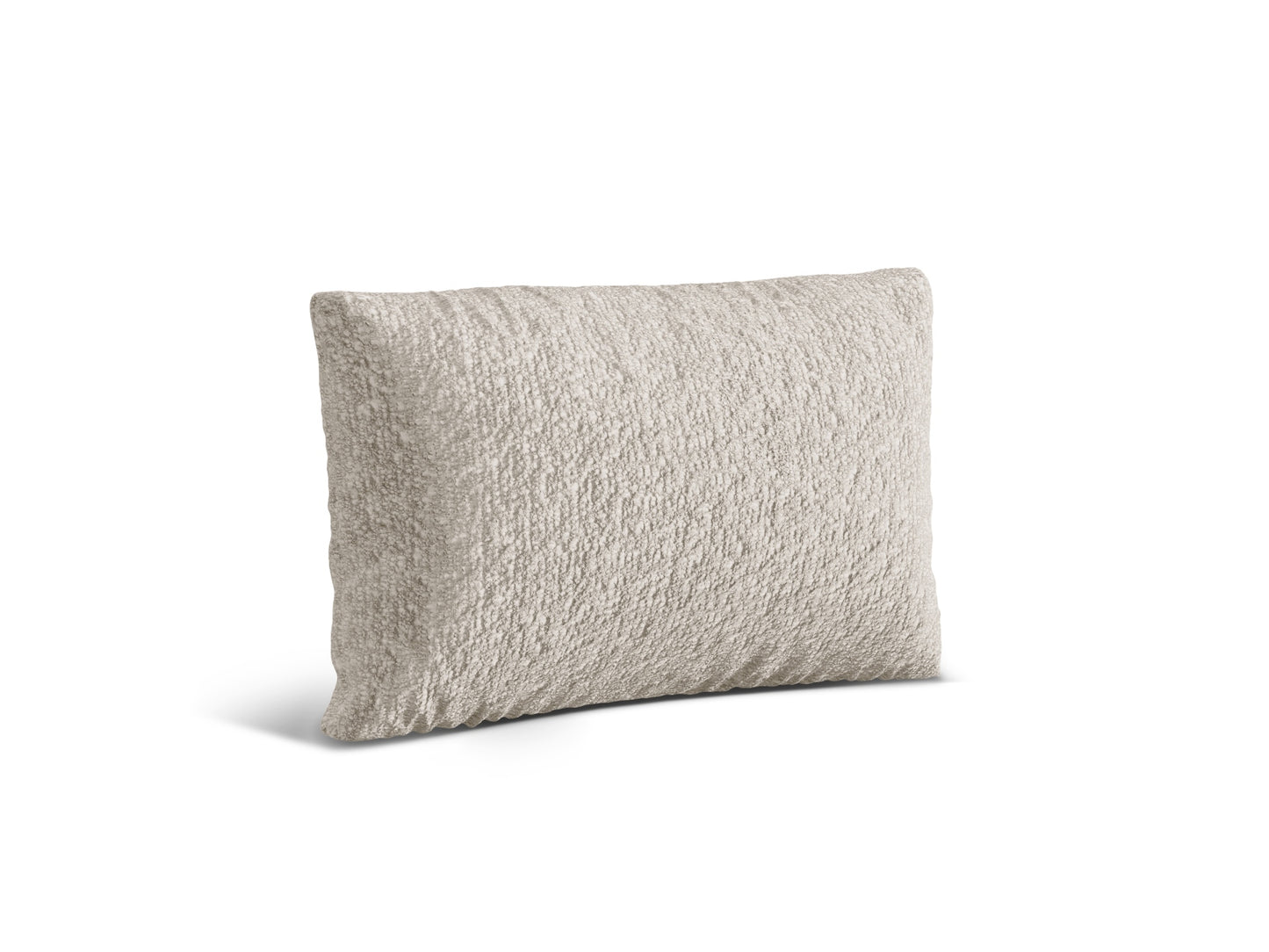 Kissen Bouclé Anthrazit Nuria — Beige