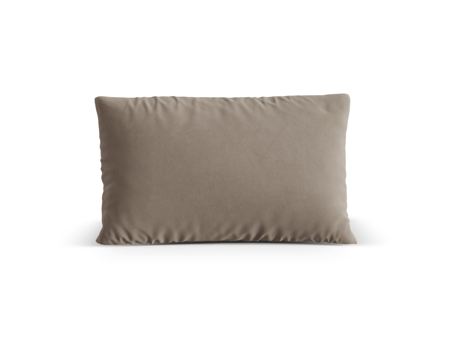 Kissen Samt Beige Nuria — Warm grey
