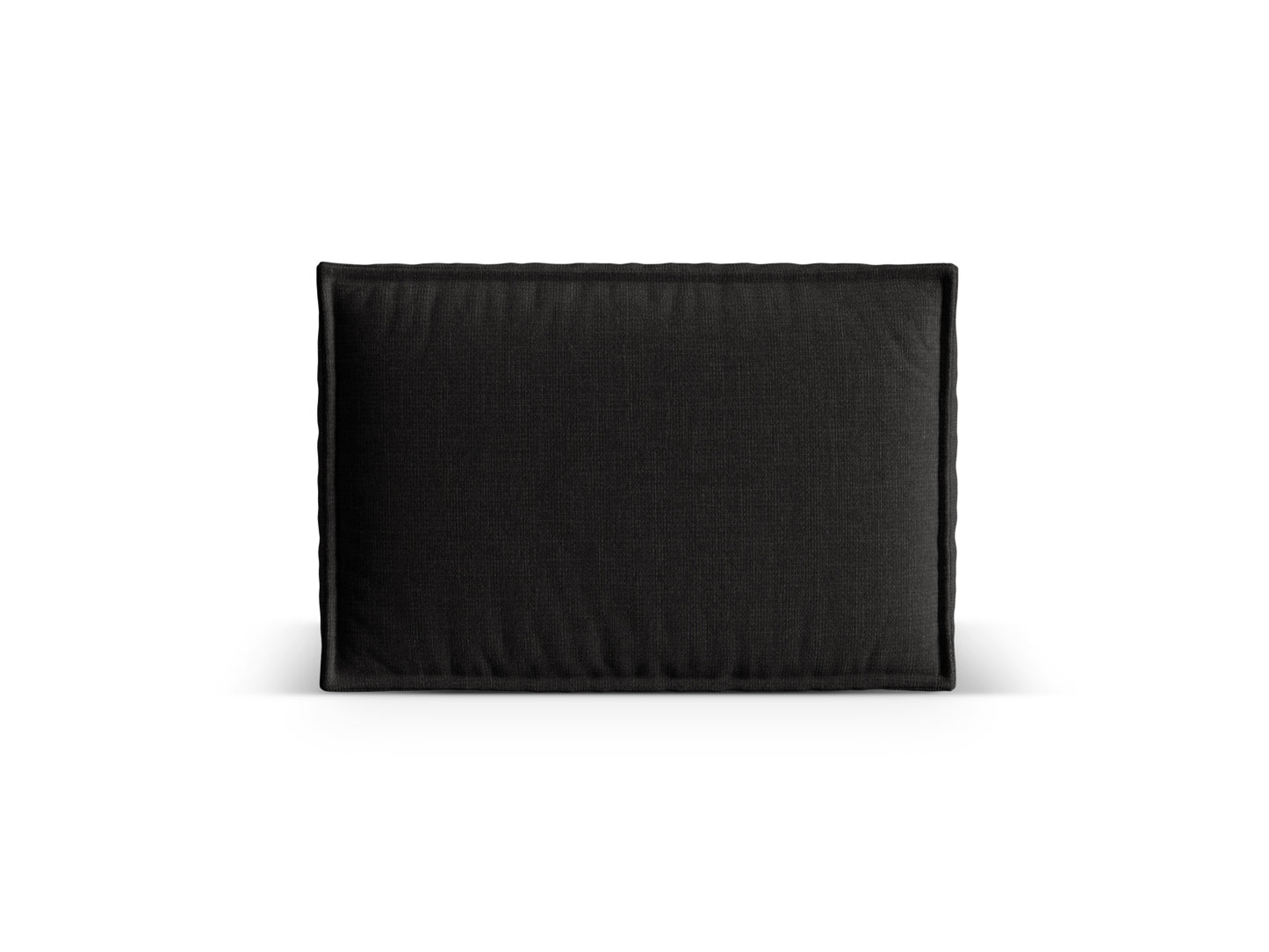 Kissen Strukturstoff Beige Nuria — Black