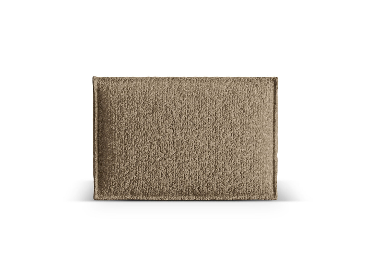 Kissen Bouclé Anthrazit Nuria — Cappuccino