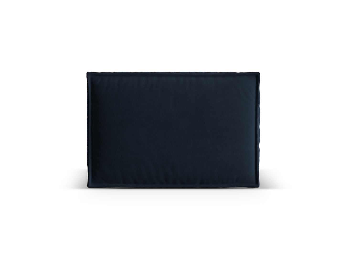 Kissen Samt Beige Nuria — Dark Blue