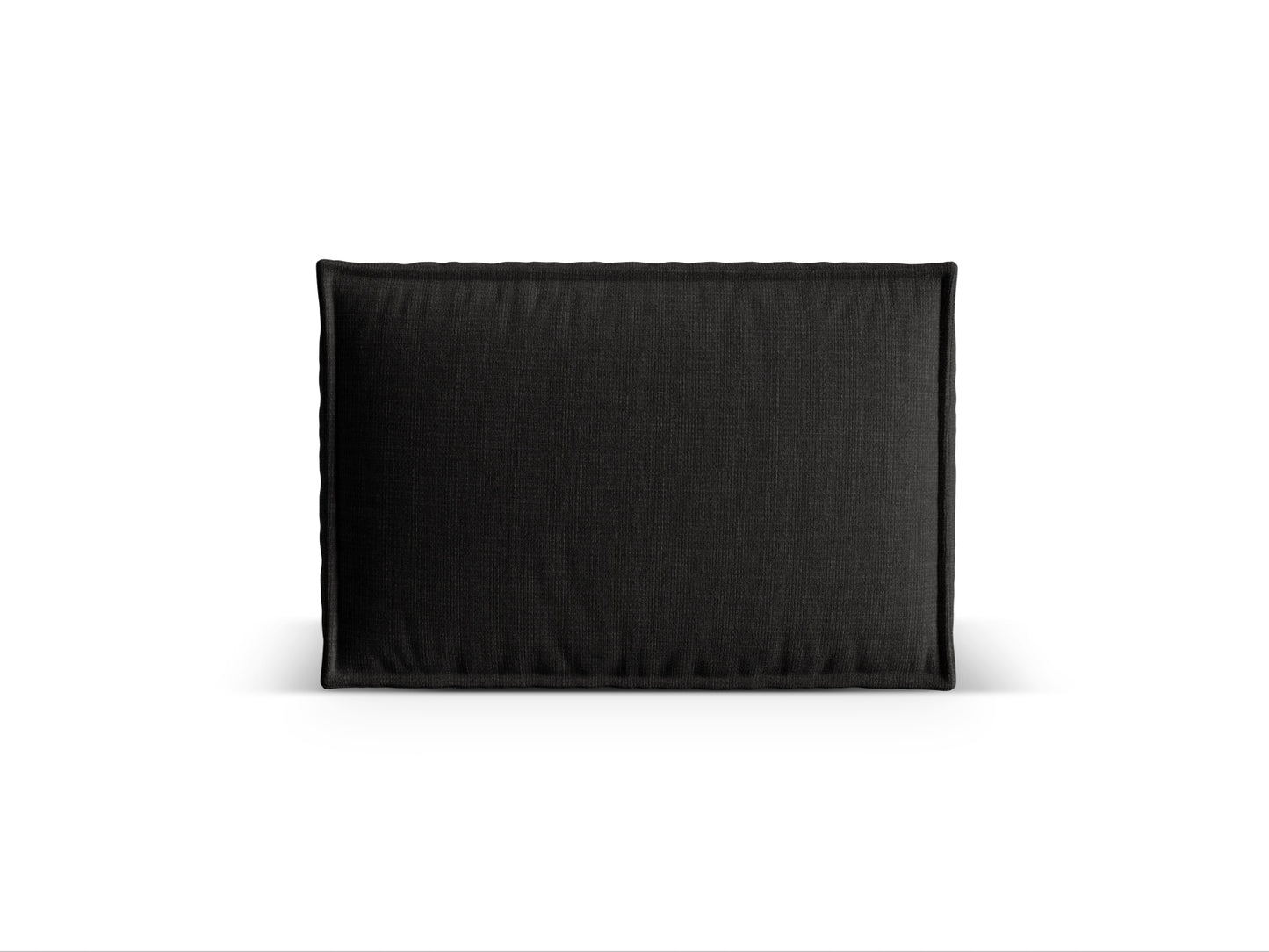 Kissen Strukturstoff Beige Nuria — Black