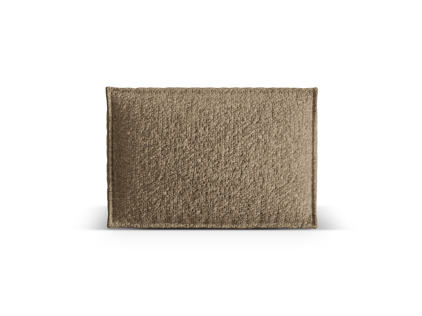 Kissen Bouclé Anthrazit Nuria — Cappuccino
