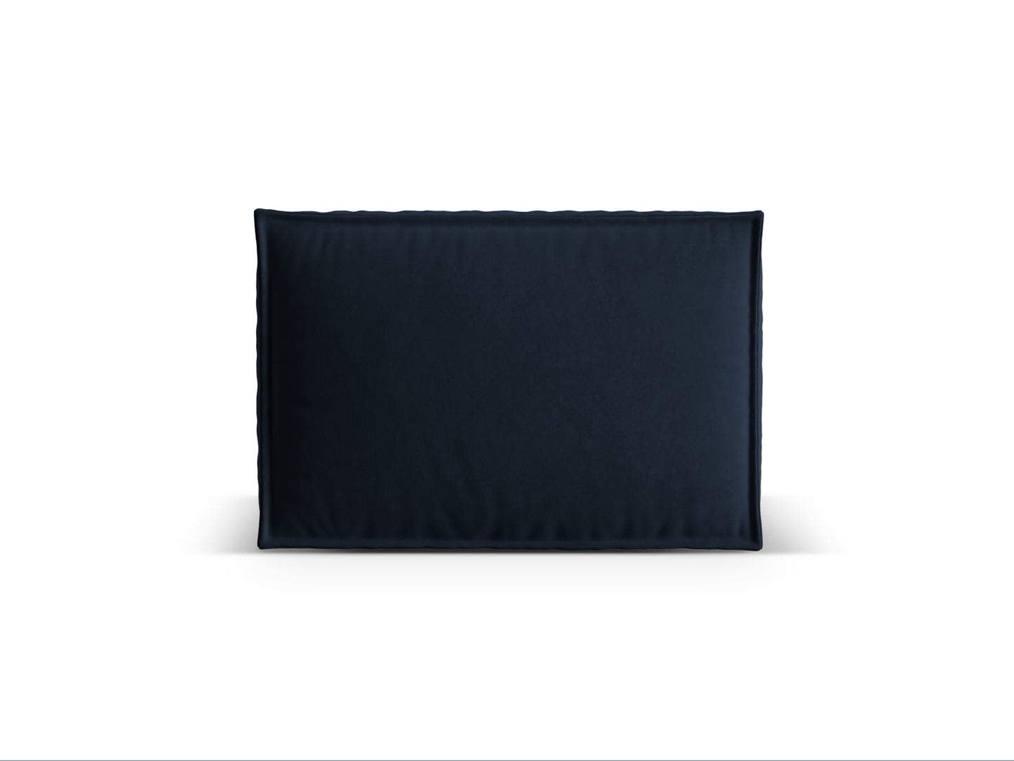 Kissen Samt Beige Nuria — Dark Blue