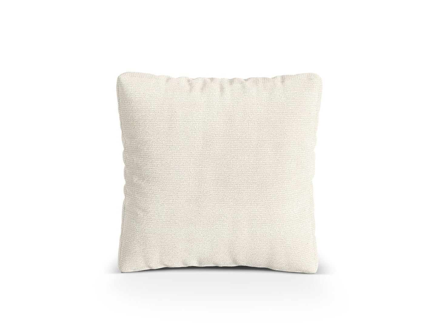 Kissen Bouclé Anthrazit Martina — Ivory