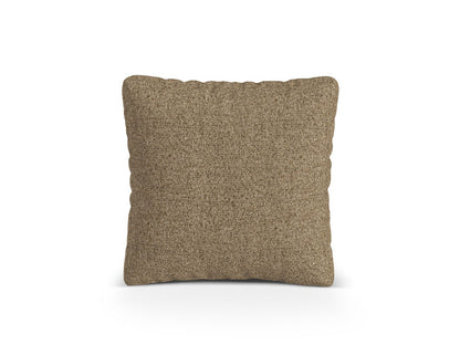 Kissen Bouclé Anthrazit Martina — Cappuccino