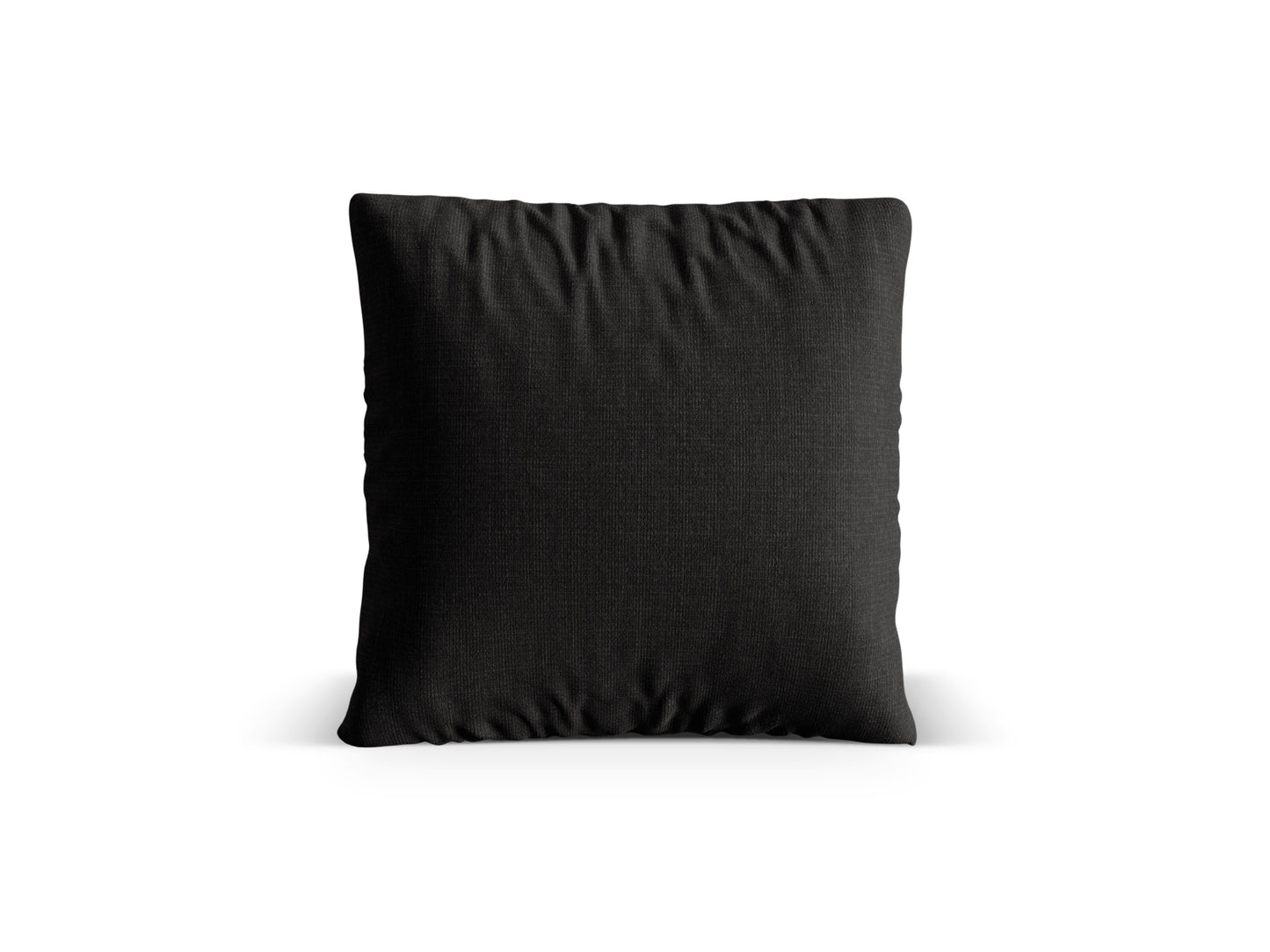 Kissen Strukturstoff Beige Nuria — Black