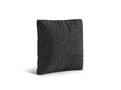 Kissen Bouclé Anthrazit Nuria — Wohnbeispiel
