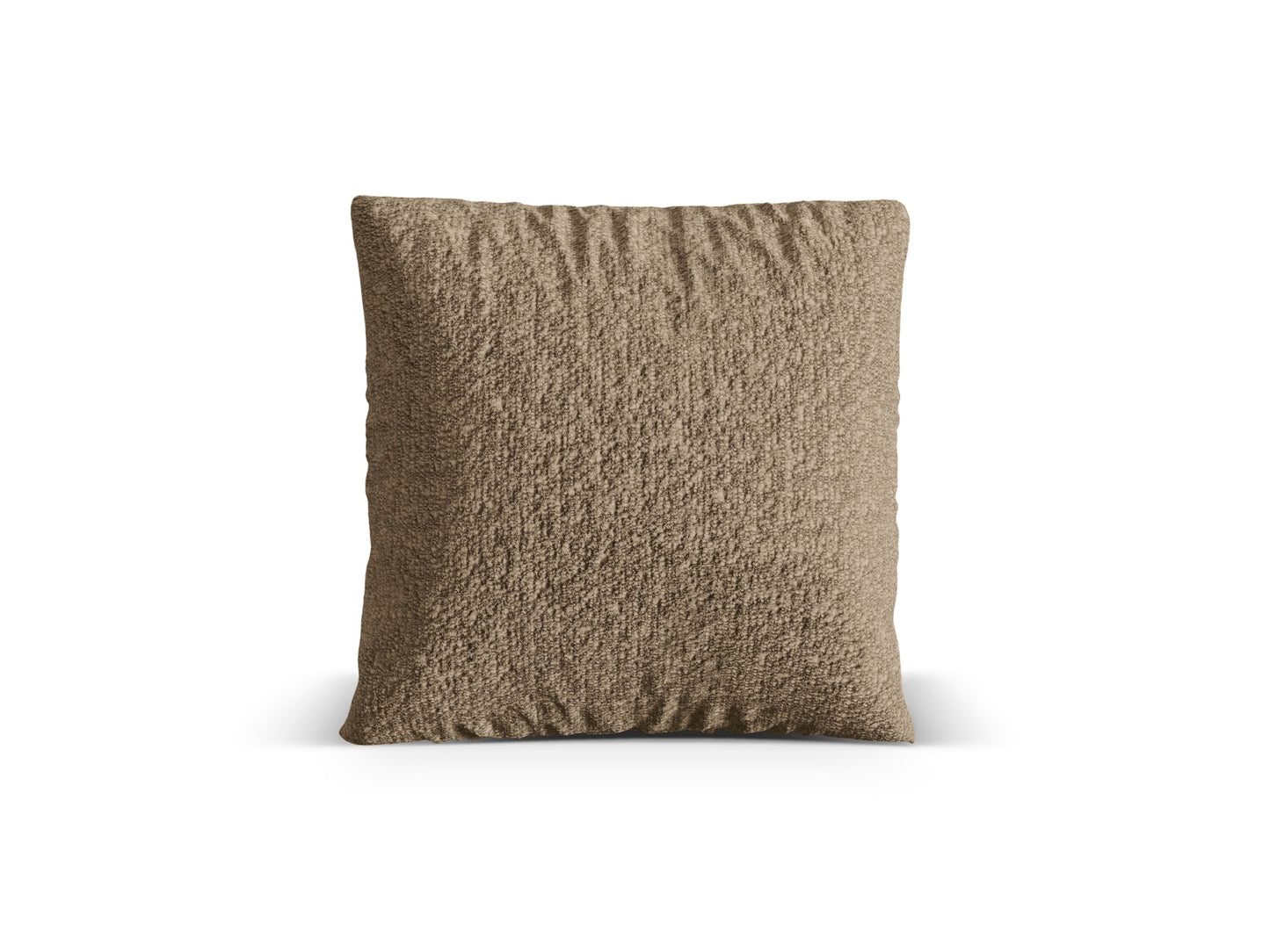Kissen Bouclé Anthrazit Nuria — Cappuccino