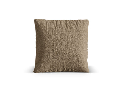 Kissen Bouclé Anthrazit Nuria — Cappuccino