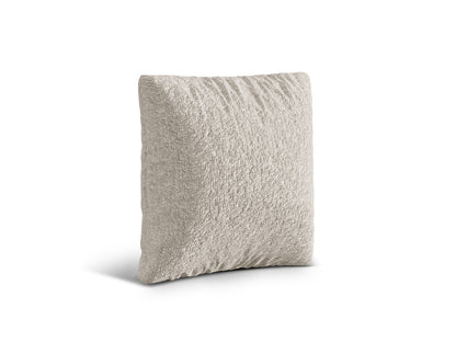 Kissen Bouclé Anthrazit Nuria — Beige