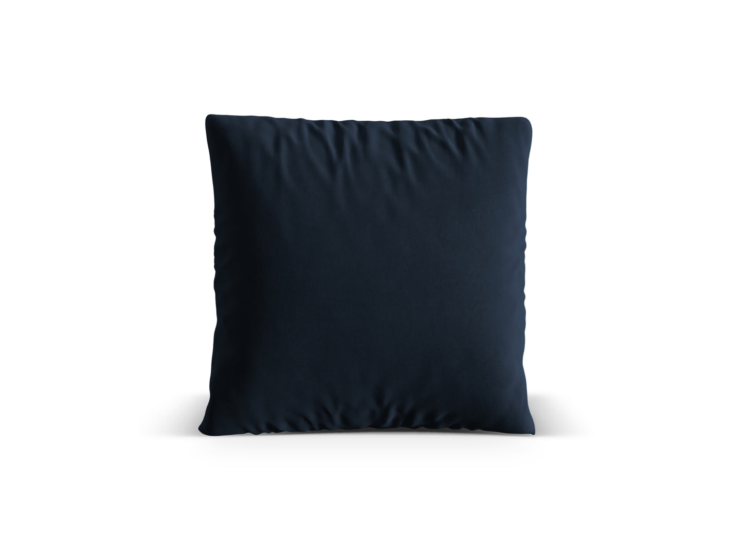 Kissen Samt Beige Nuria — Dark Blue