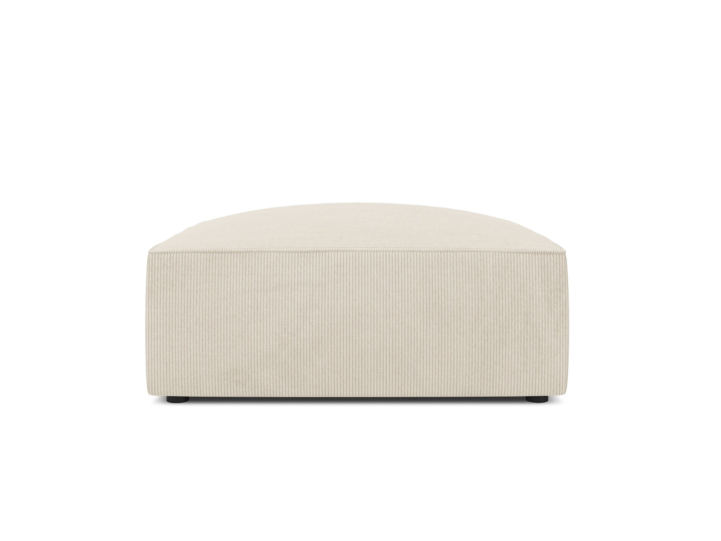 Pouf Cord Schwarz Ruby — Green