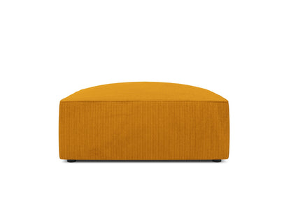 Pouf Cord Schwarz Ruby — Light Grey