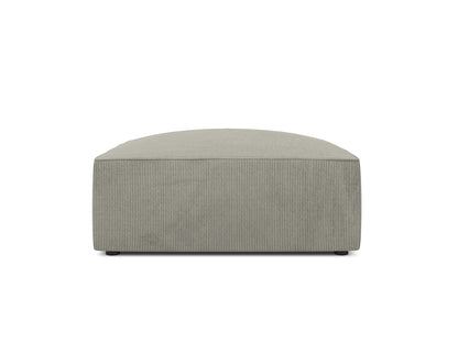 Pouf Cord Schwarz Ruby — Light Blue