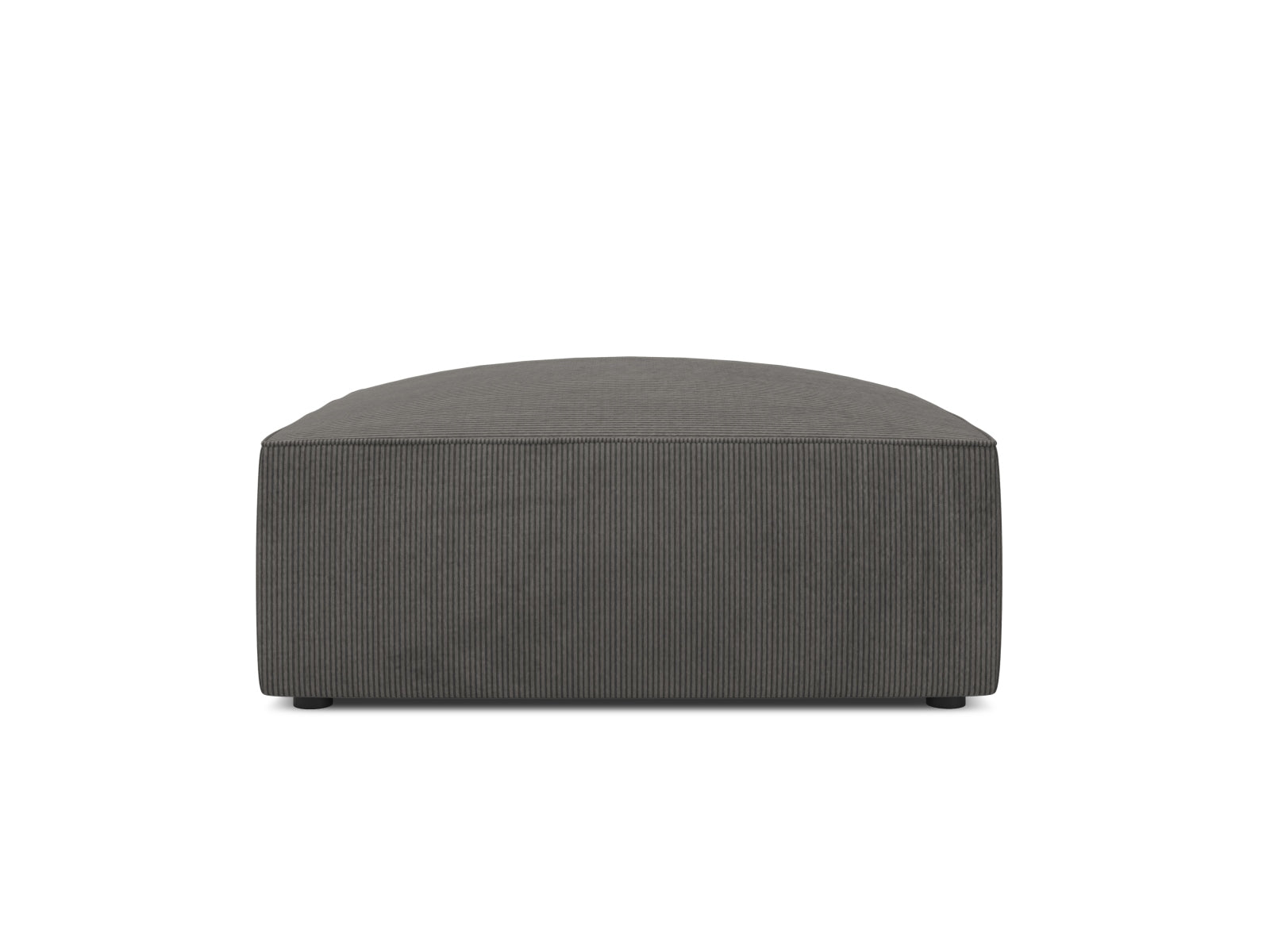 Ruby Pouf, 93x93 cm — Dark Grey
