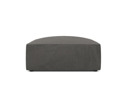 Pouf Cord Schwarz Ruby — Blue