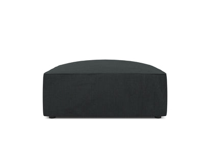 Pouf Cord Schwarz Ruby — Wohnbeispiel