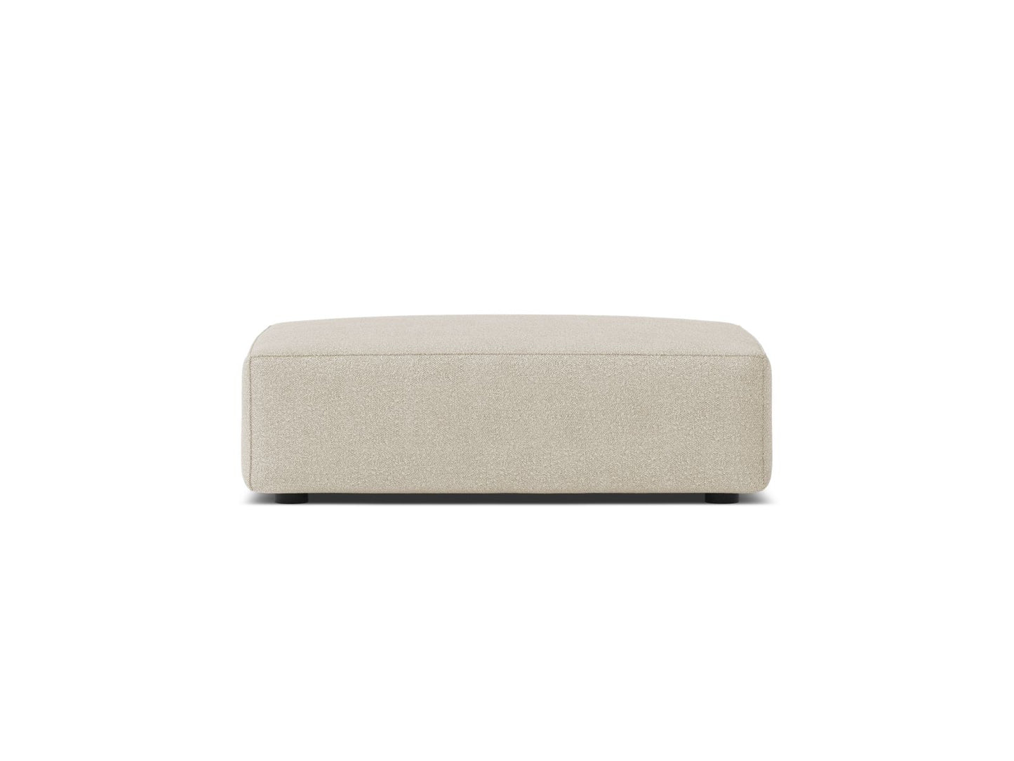 Pouf Bouclé Beige Jodie — Beige