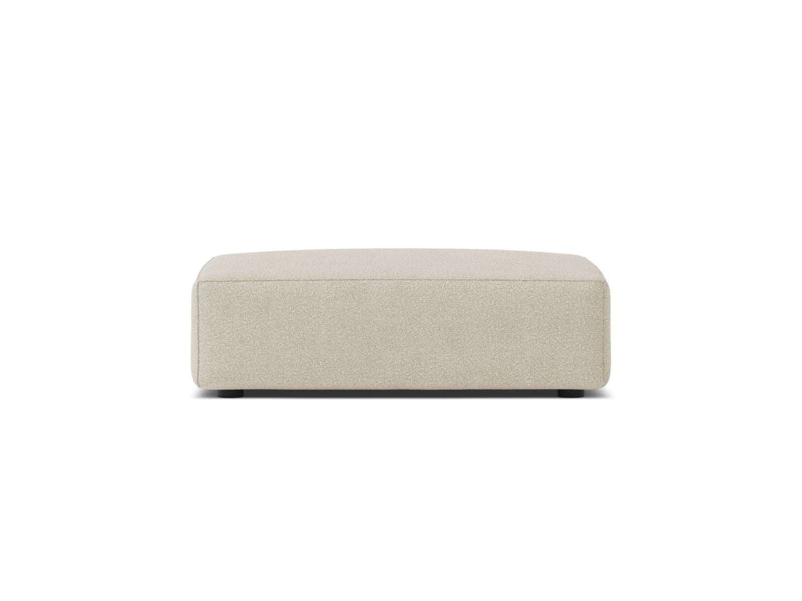 Pouf Bouclé Beige Jodie — Beige