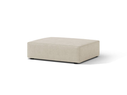 Pouf Bouclé Beige Jodie — Wohnbeispiel