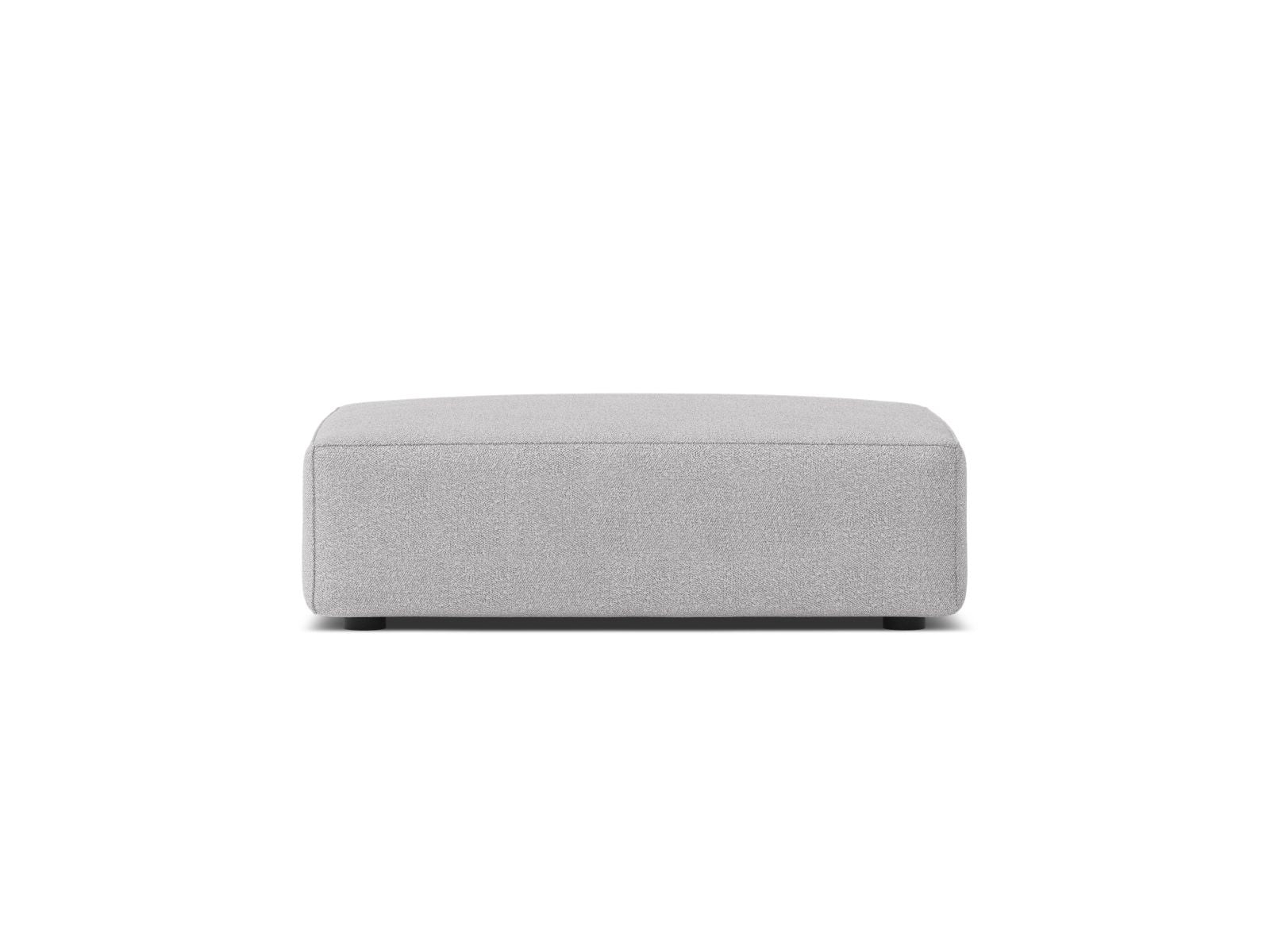 Jodie Pouf, 99x80 cm — Light Grey