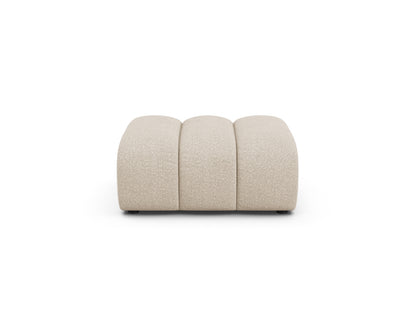 Pouf Bouclé Beige Lupine — Beige