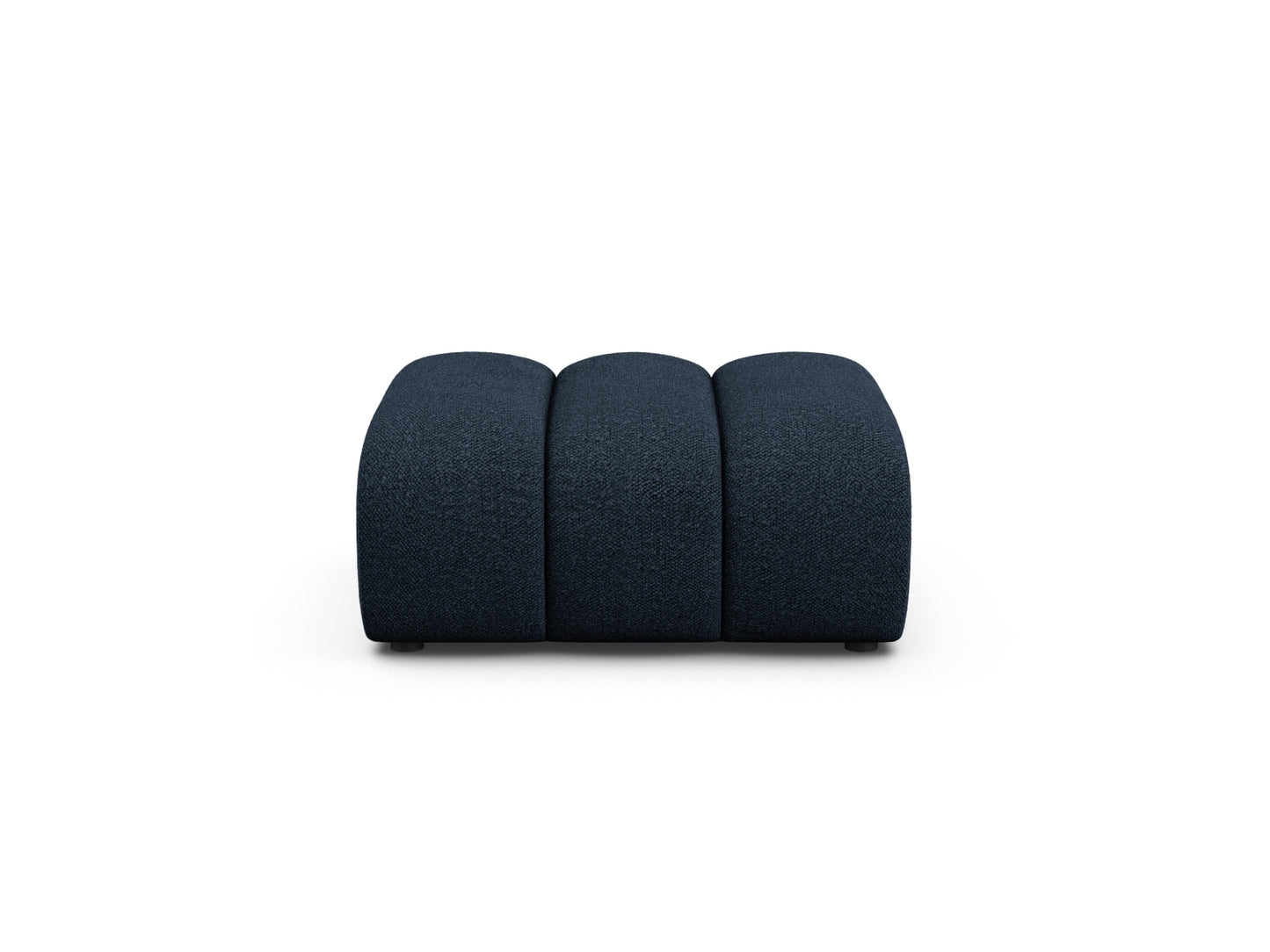 Pouf Bouclé Beige Lupine — Dark Blue