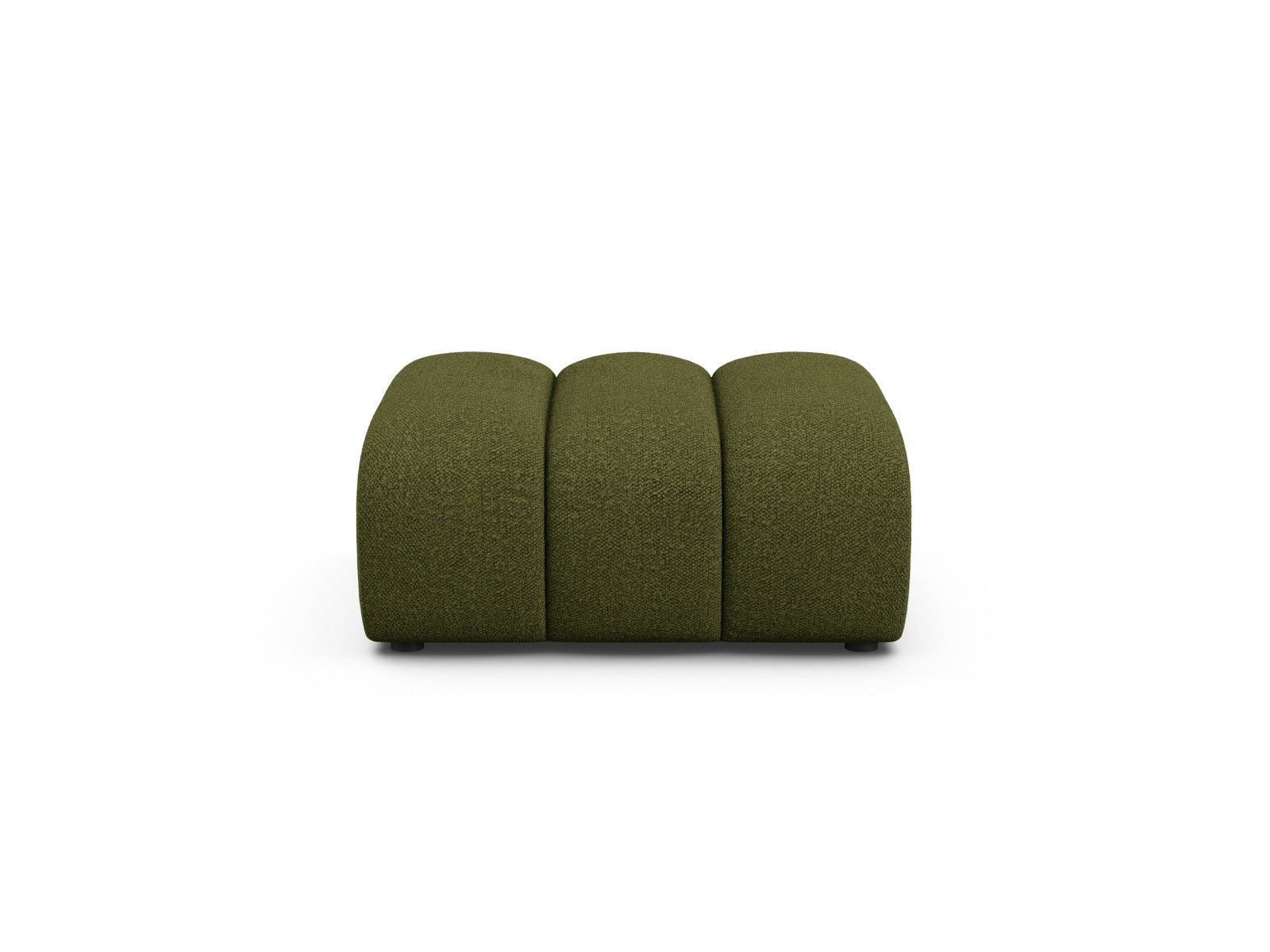 Lupine Pouf, 95x92 cm — Dark Olive Green