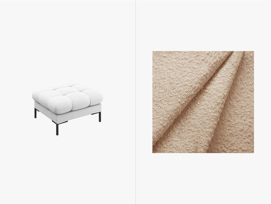 Mamaia Pouf, 60x60 cm — Beige