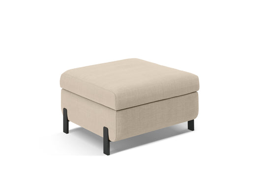 Gloria Pouf with Box, 92x76 cm — Beige