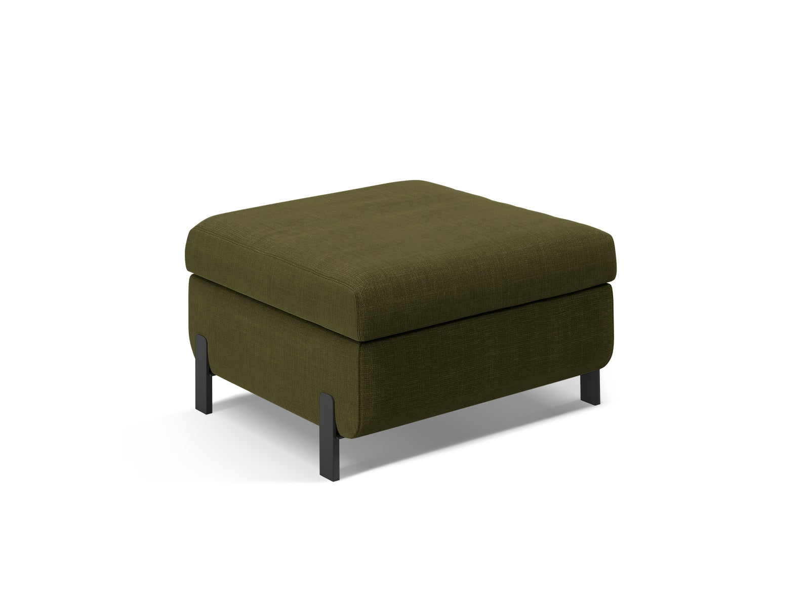 Gloria Pouf with Box, 92x76 cm — Green