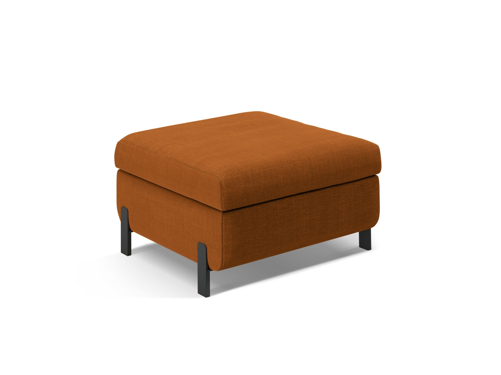 Gloria Pouf with Box, 92x76 cm — Brick