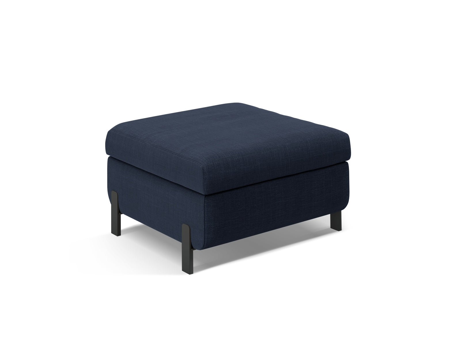 Gloria Pouf with Box, 92x76 cm — Blue
