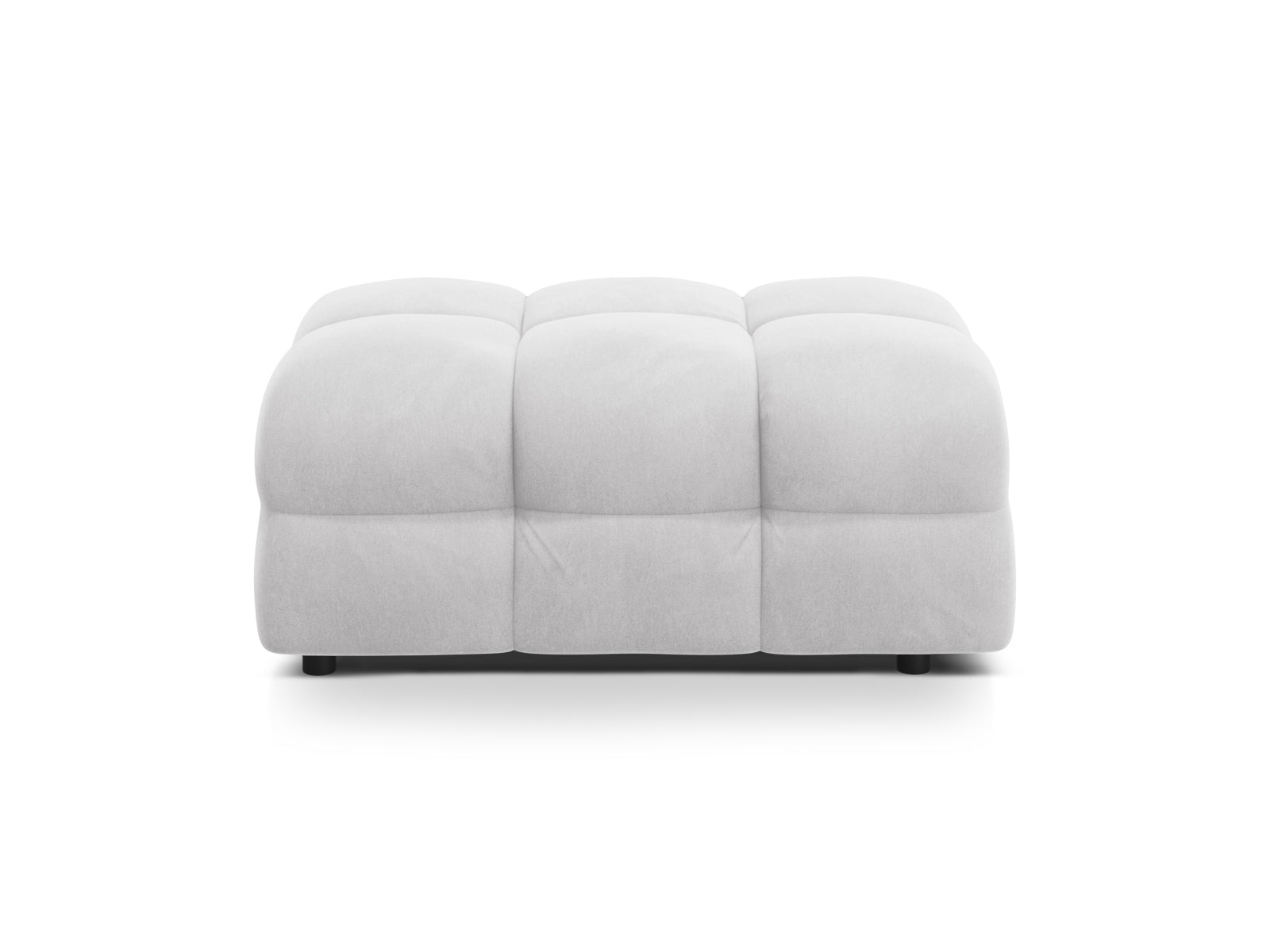 Kendal Pouf, 104x72 cm — Light Grey