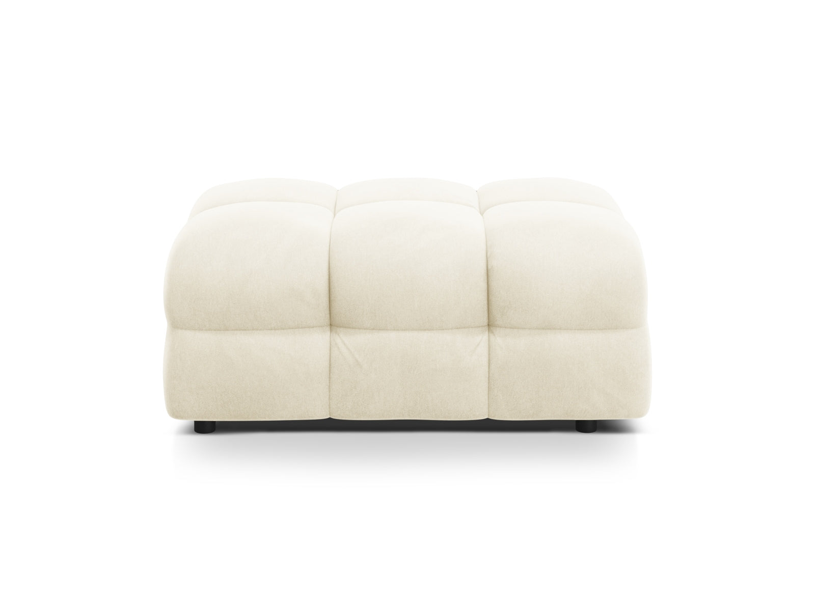 Kendal Pouf, 104x72 cm — Ivory