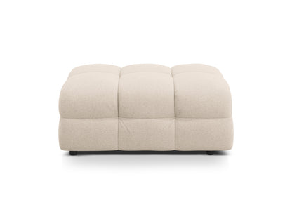 Pouf Strukturstoff Amazon Green Kendal — Beige