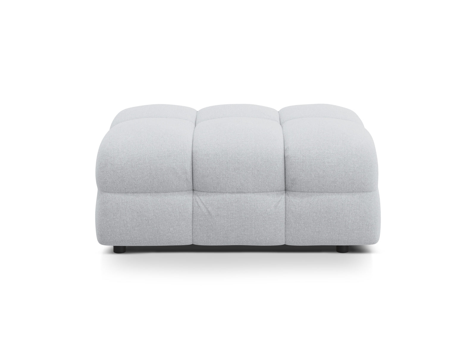 Kendal Pouf, 104x72 cm — Light Grey