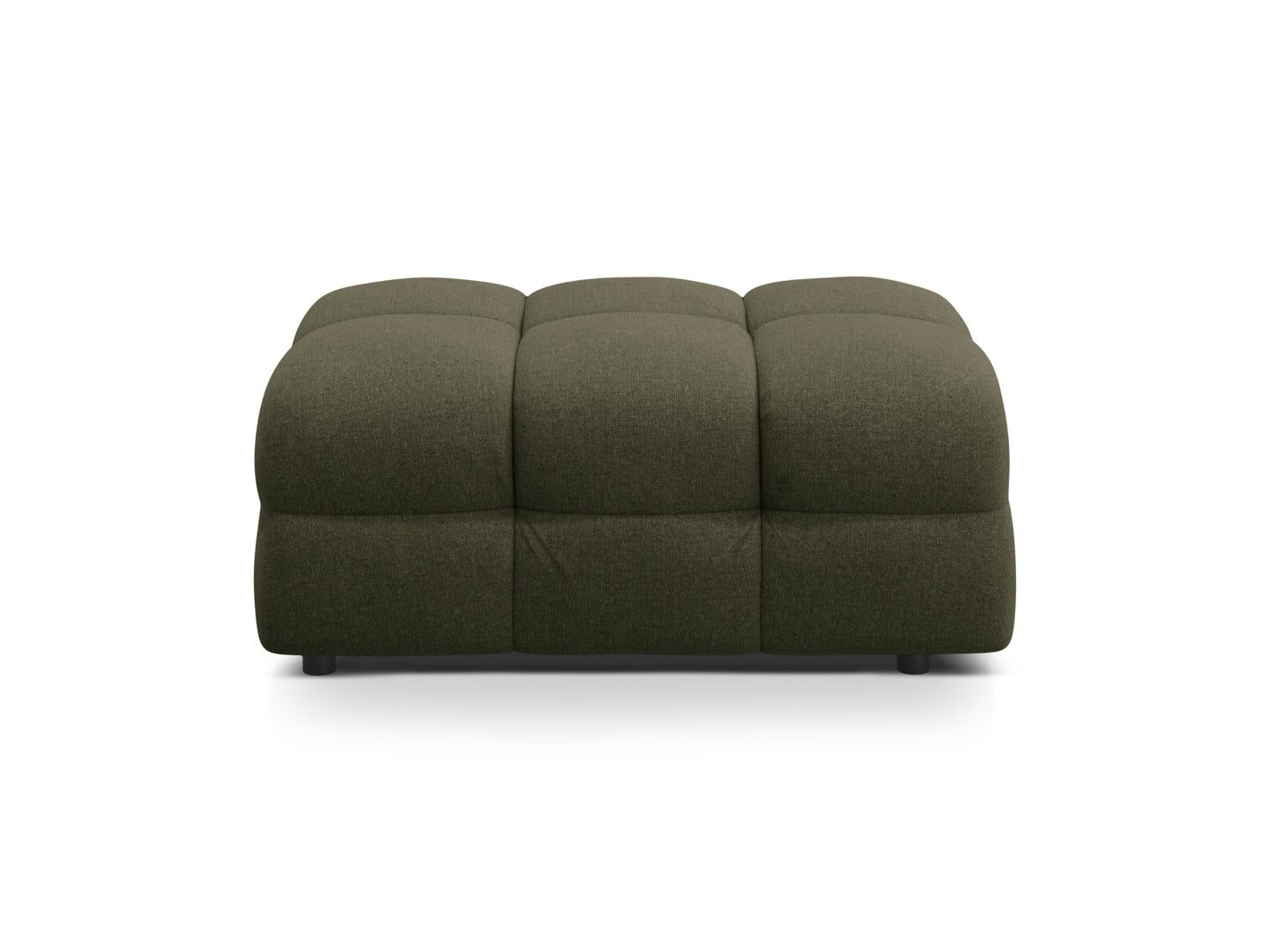 Pouf Strukturstoff Amazon Green Kendal — Amazon Green