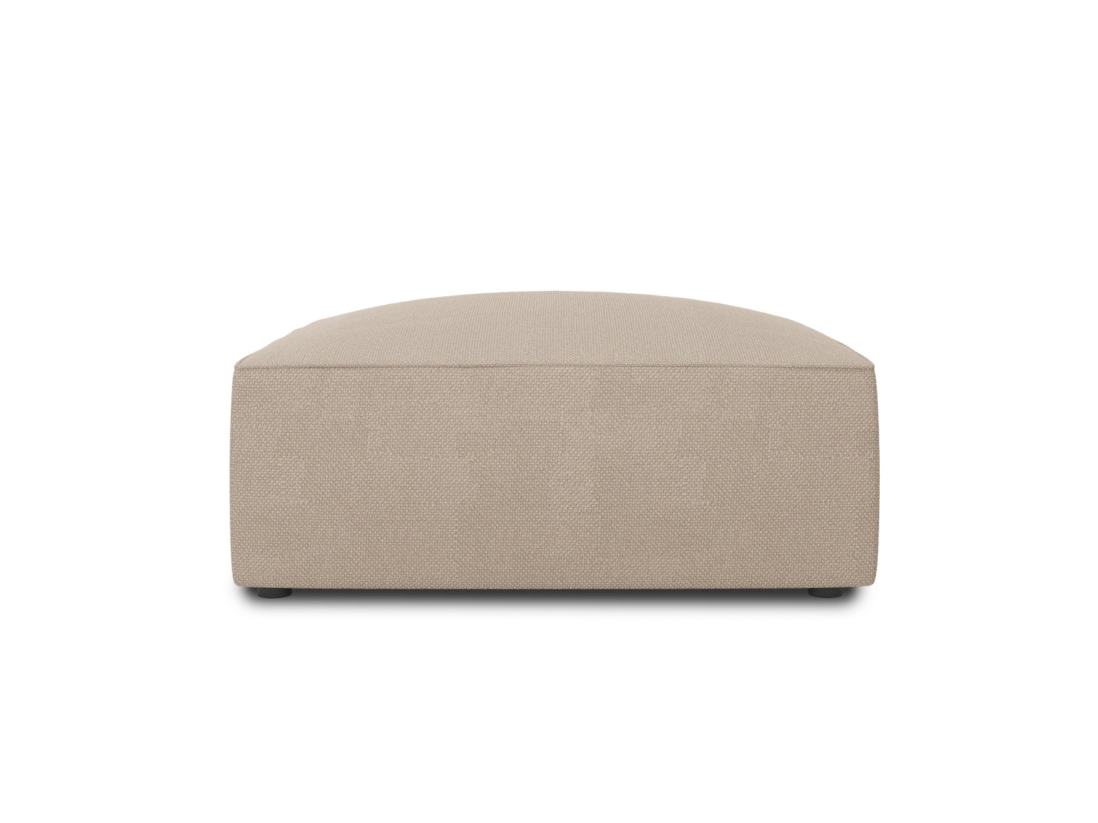 Ruby Pouf, 93x93 cm — Dark Beige