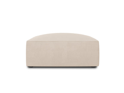 Pouf Strukturstoff Beige Ruby — Beige